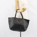 Salvatore Ferragamo Vala Tote Bag Leather Black Auth 155686-22