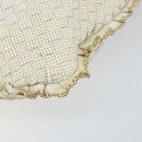 BOTTEGA VENETA INTRECCIATO Hobo Shoulder Bag Leather White 115653 Auth 155688-10