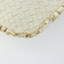 BOTTEGA VENETA INTRECCIATO Hobo Shoulder Bag Leather White 115653 Auth 155688-11