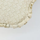 BOTTEGA VENETA INTRECCIATO Hobo Shoulder Bag Leather White 115653 Auth 155688-12