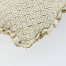 BOTTEGA VENETA INTRECCIATO Hobo Shoulder Bag Leather White 115653 Auth 155688-13