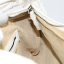 BOTTEGA VENETA INTRECCIATO Hobo Shoulder Bag Leather White 115653 Auth 155688-17