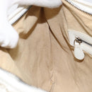 BOTTEGA VENETA INTRECCIATO Hobo Shoulder Bag Leather White 115653 Auth 155688-18