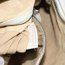 BOTTEGA VENETA INTRECCIATO Hobo Shoulder Bag Leather White 115653 Auth 155688-21