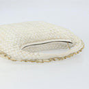 BOTTEGA VENETA INTRECCIATO Hobo Shoulder Bag Leather White 115653 Auth 155688-7