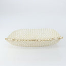 BOTTEGA VENETA INTRECCIATO Hobo Shoulder Bag Leather White 115653 Auth 155688-9