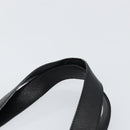 Salvatore Ferragamo Gancini Hand Bag Leather Black Silver Auth 155690-8