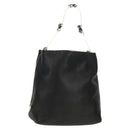 PRADA Shoulder Bag Leather Black Auth 155691V-1