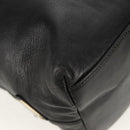 PRADA Shoulder Bag Leather Black Auth 155691V-15