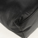 PRADA Shoulder Bag Leather Black Auth 155691V-17