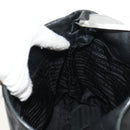 PRADA Shoulder Bag Leather Black Auth 155691V-21