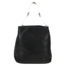 PRADA Shoulder Bag Leather Black Auth 155691V-2