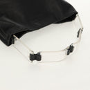 PRADA Shoulder Bag Leather Black Auth 155691V-7