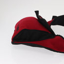 Miu Miu Body Bag Wool Red Auth 155692-3