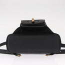 GUCCI Bamboo Backpack Suede Black Gold 003 1956 0030 Auth 155694-5