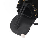 GUCCI Bamboo Backpack Suede Black Gold 003 1956 0030 Auth 155694-22