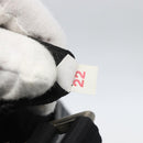 PRADA Shoulder Bag Leather Black Silver Auth 155697-12