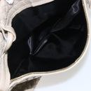 BOTTEGA VENETA INTRECCIATO Hand Bag Leather Beige Gold Auth 155700-23