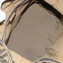 FENDI Zucca Canvas Hand Bag Black Brown gold Auth 155701-19