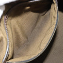 FENDI Zucca Canvas Hand Bag Black Brown gold Auth 155701-23