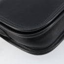 Coach Shoulder Bag Leather Black Gold Auth 155705-11