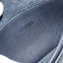 Coach Shoulder Bag Leather Black Gold Auth 155705-17