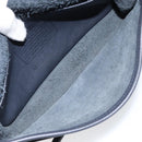 Coach Shoulder Bag Leather Black Gold Auth 155705-18