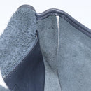 Coach Shoulder Bag Leather Black Gold Auth 155705-19