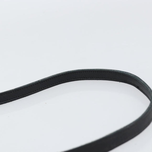 Coach Shoulder Bag Leather Black Gold Auth 155705