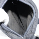 PRADA Shoulder Bag Nylon Black Silver Auth 155709-11