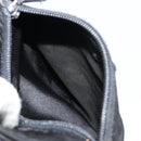 PRADA Shoulder Bag Nylon Black Silver Auth 155709-22