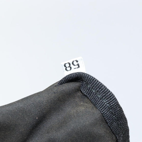 PRADA Shoulder Bag Nylon Black Silver Auth 155709