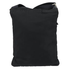 PRADA Shoulder Bag Nylon Black Silver Auth 155709 - 0