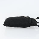 PRADA Shoulder Bag Nylon Black Silver Auth 155709-3