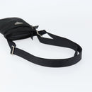 PRADA Shoulder Bag Nylon Black Silver Auth 155709-7