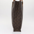LOUIS VUITTON Monogram Sac Plat Hand Bag M51140 LV Auth 155715-4