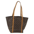 LOUIS VUITTON Monogram Sac Shopping Tote Bag M51108 LV Auth 155716-3