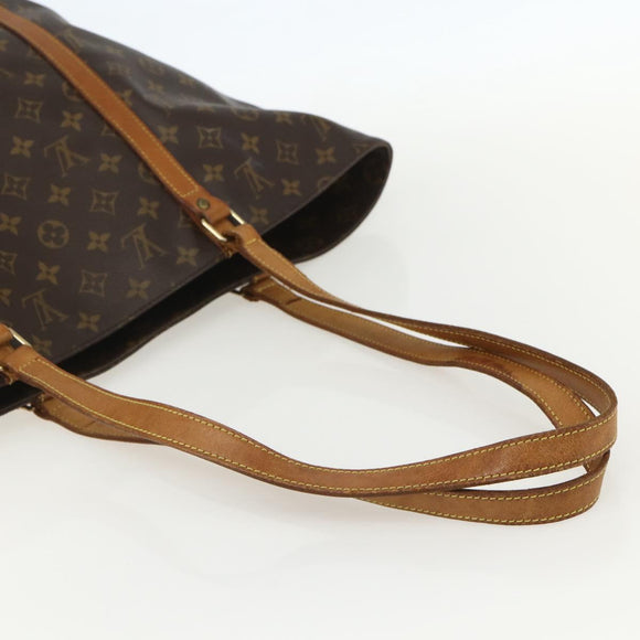 LOUIS VUITTON Monogram Sac Shopping Tote Bag M51108 LV Auth 155716