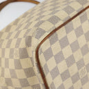 LOUIS VUITTON Damier Azur Saleya MM Tote Bag N51185 LV Auth 155717-11