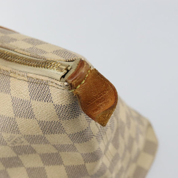 LOUIS VUITTON Damier Azur Saleya MM Tote Bag N51185 LV Auth 155717