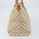 LOUIS VUITTON Damier Azur Saleya MM Tote Bag N51185 LV Auth 155717-4
