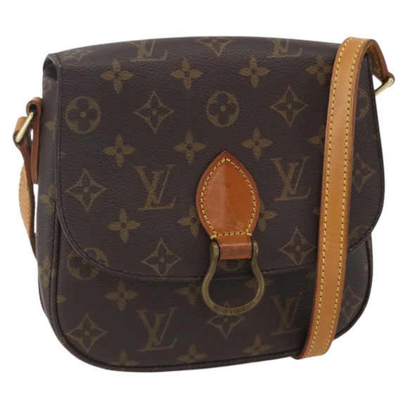 LOUIS VUITTON Monogram Saint Cloud MM Shoulder Bag M51243 LV Auth 155720