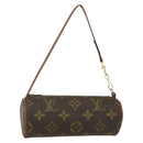 LOUIS VUITTON Monogram Papillon Pouch LV Auth 155722-1