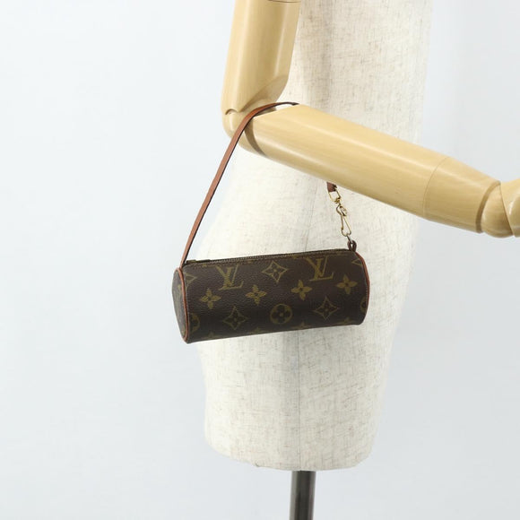 LOUIS VUITTON Monogram Papillon Pouch LV Auth 155722