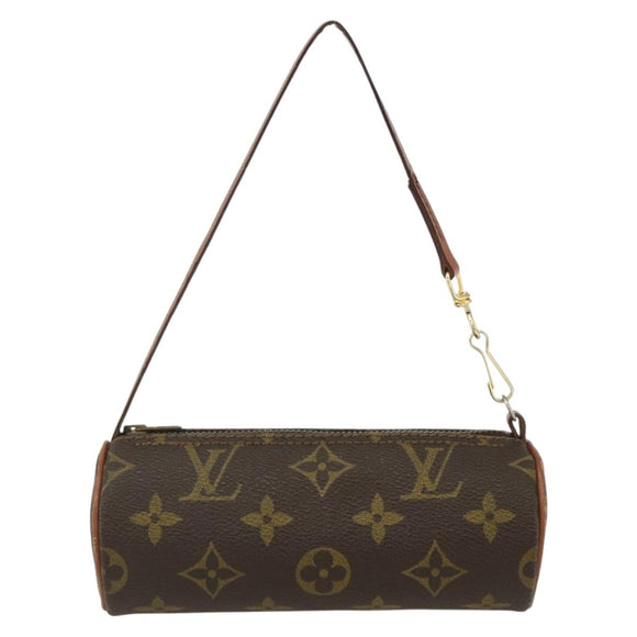 LOUIS VUITTON Monogram Papillon Pouch LV Auth 155722