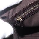 GUCCI GG Canvas Web Sherry Line Shoulder Bag Beige Gold Red 144388 Auth 155727-15