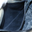 GUCCI GG Supreme Sherry Line Shoulder Bag PVC Navy Gold 89 02 077 Auth 155728-20