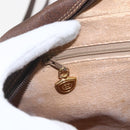 GUCCI GG Supreme Web Sherry Line Bag PVC Beige Gold Red 001 56 0860 Auth 155729-16