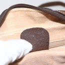 GUCCI GG Supreme Web Sherry Line Bag PVC Beige Gold Red 001 56 0860 Auth 155729-23