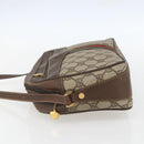 GUCCI GG Supreme Web Sherry Line Bag PVC Beige Gold Red 001 56 0860 Auth 155729-4